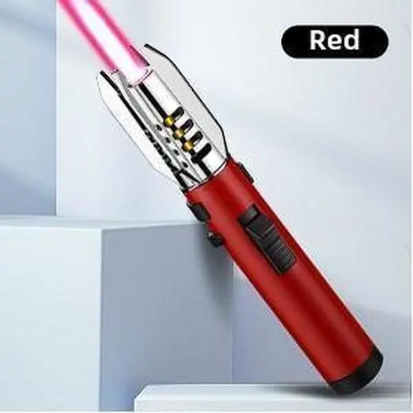 Stylish Lightsaber Shaped Torch Lighter, Unique Multi-use Igniter for BBQ, Kitchen, Party & Fire Pit, Premium Birthday Gift for Boys (Butane Not Included)