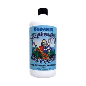 Neptune's Harvest Organic Fish & Seaweed Fertilizer 2-3-1 36 Ounce for Strong Roots Lush Foliage & Vibrant Blooms