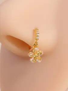 Cute Flower Design Nose Ring, Fashionable Nose Piercing Jewelry for Women & Men, Trendy All-match & Exquisite Jewelry for Birthday Gift