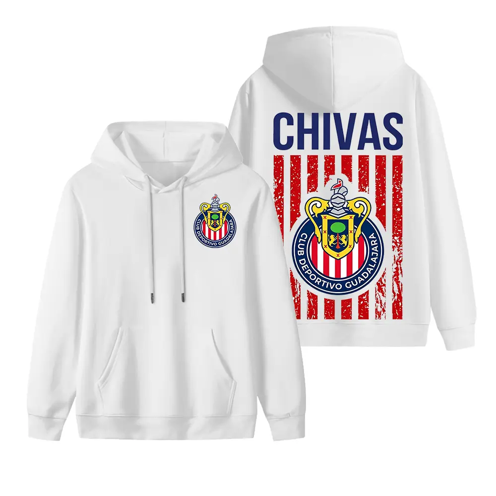 Chivas Guadalajara Hoodie for Women, Mexico Soccer Fan Graphic Pullover, Chivas Power Mexicano Sweatshirt, Vintage Football Streetwear Hoodie, Casual Unisex Soccer Supporter Apparel Gift for Chivas Fans