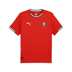PUMA Mens Fpf Crew Neck Short Sleeve Jersey Soccer Cleats  - Red