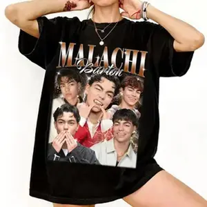 Malachi Barton 90s Vintage T-Shirt, Retro Style Malachi Barton Tee, Aesthetic Celebrity Shirt, Unisex Malachi Barton Fan Gift