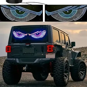 Dynamic Devil Eyes LED Car Light Kit, Smart Windshield Light with Decoration Function, Car Accessory for Auto Parts Accessories