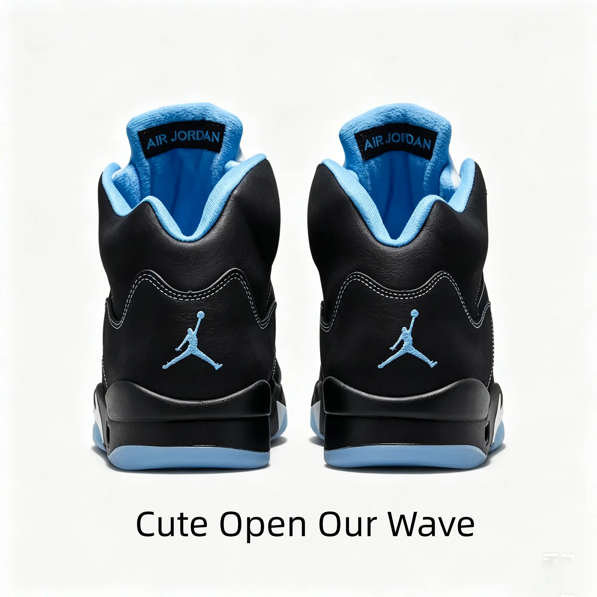 black aqua blue high top retro basketball shoes men women suede breathable mesh cushion rubber outsole sneaker collectors must have item