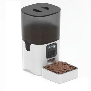 Smart Pet Feeder Automatic Cat Feeder Dog Food Machine with Camera Remote Monitor App Time Quantitative Cat Food Dispenser Bowl