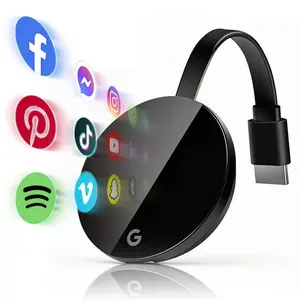 Wireless HDMI Display Adapter, Wireless HDMI Transmitter Receiver, 2.4G WiFi Screen Cast Mirroring, Media Streaming Dongle Receiver for Phone/PC/Tablet to TV Box/Projector/PC