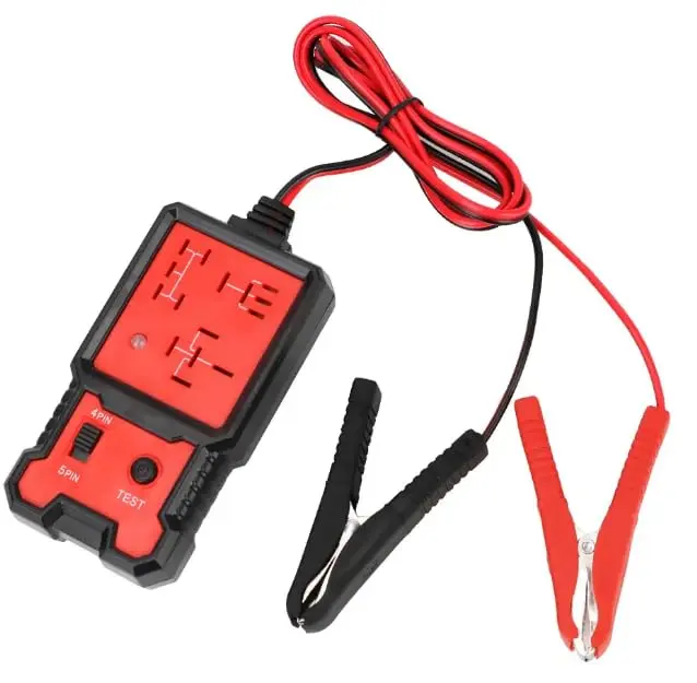 12V-24V Dual Voltage Car Circuit Tester - Compact, Sturdy Construction Automotive Tool for Relay Check, High-Precision Diagnostic Troubleshooter for Mechanics’ Vehicle Maintenance Needs