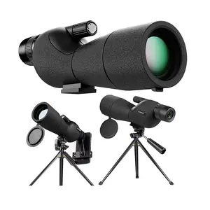 20-60x80 Spotting Scopes with Tripod, Carrying Bag and Quick Phone Holder - BAK4 High Definition Waterproof Spotter Scope for Bird Watching Wildlife Scenery1