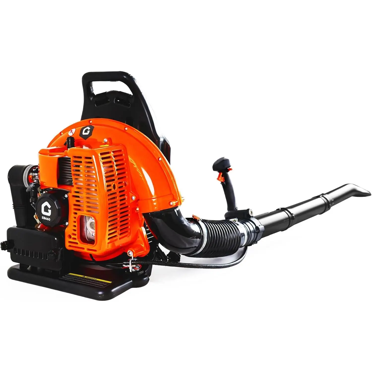 Backpack Blower Gas Powered, 4-HP 2-Cycle 66CC Engine, Gas Leaf Blower, 880 CFM & 320 MPH, Backpack Leaf Blower for Heavy Duty Lawn Care, Wet Leaf & Debris Clean