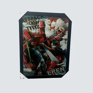 Cool 3d Graphic and anime Framed Posters - Attack on Titan