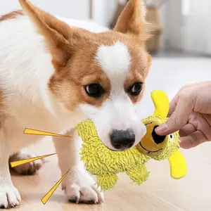 Squeaky Plush Dog Toy, Suitable for Small, Medium and Large Dogs, Stuffed Pet Toy, Durable to Keep Dogs Busy, Chew-Resistant Toy, Teeth Cleaning.  Squeaky Dog Toys