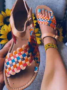 Huarache Sandal All Sizes Boho- Hippie Vintage Mexican Style- Sandal Huarache leather Oralia original wide friendly