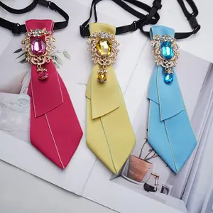 Bow tie for women, bow brooch, shirt collar decoration, college style, British and Korean version, versatile ribbon tie