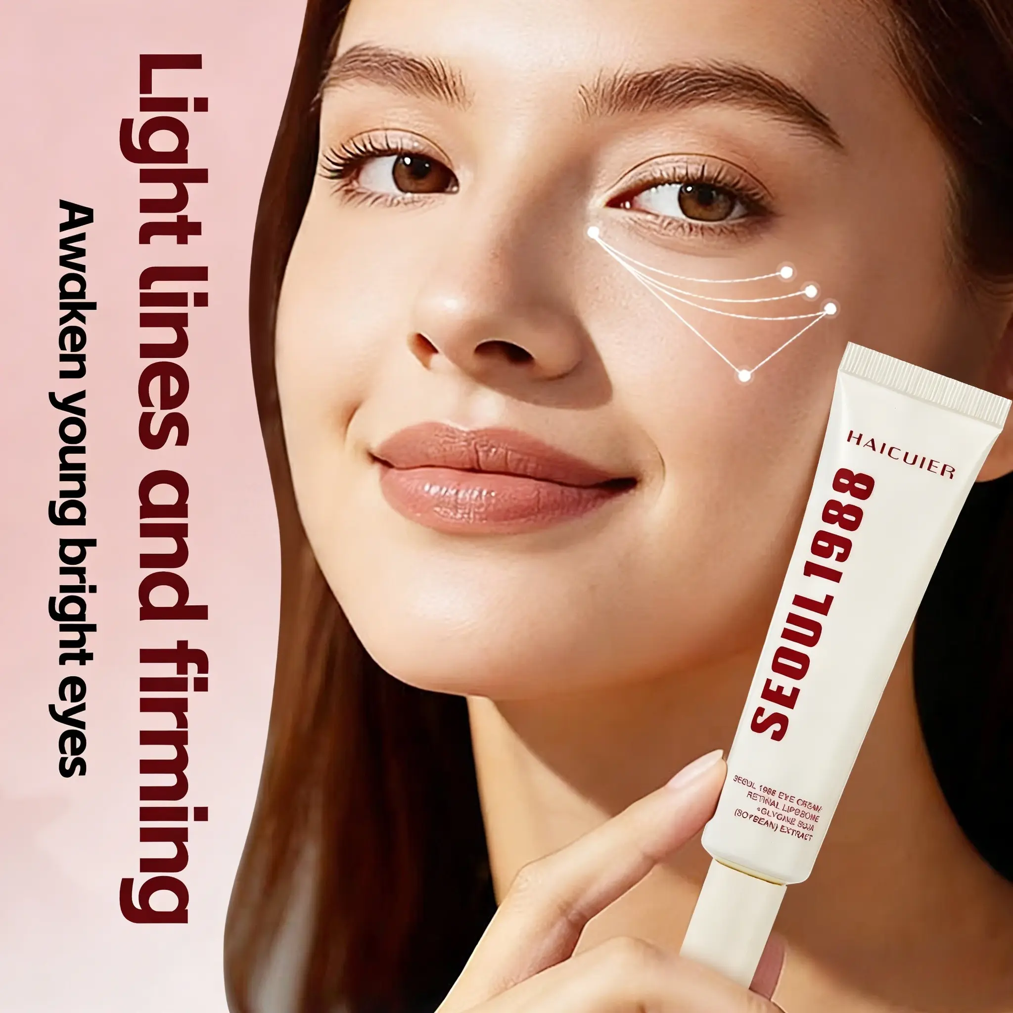 Sea Culler Seoul 1988 Firming Eye Cream, Eye Wrinkle Cream, eye cream for wrinkles, Anti Eye Cream, Eye Care Formula, Multi-Effect Improves Dark Circles, Reduces Fine Lines, Tightens Skin, Suitable for Long Hours Overnight