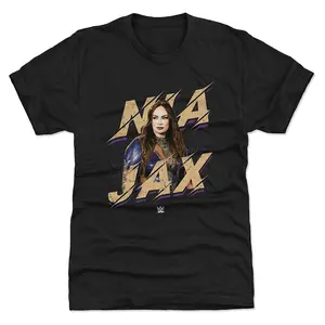 Men's 500 Level Heather Black Nia Jax Name Tri-Blend T-Shirt  Professional Wrestler Tee For Man and Woman Unisex T-Shirt, Hoodie