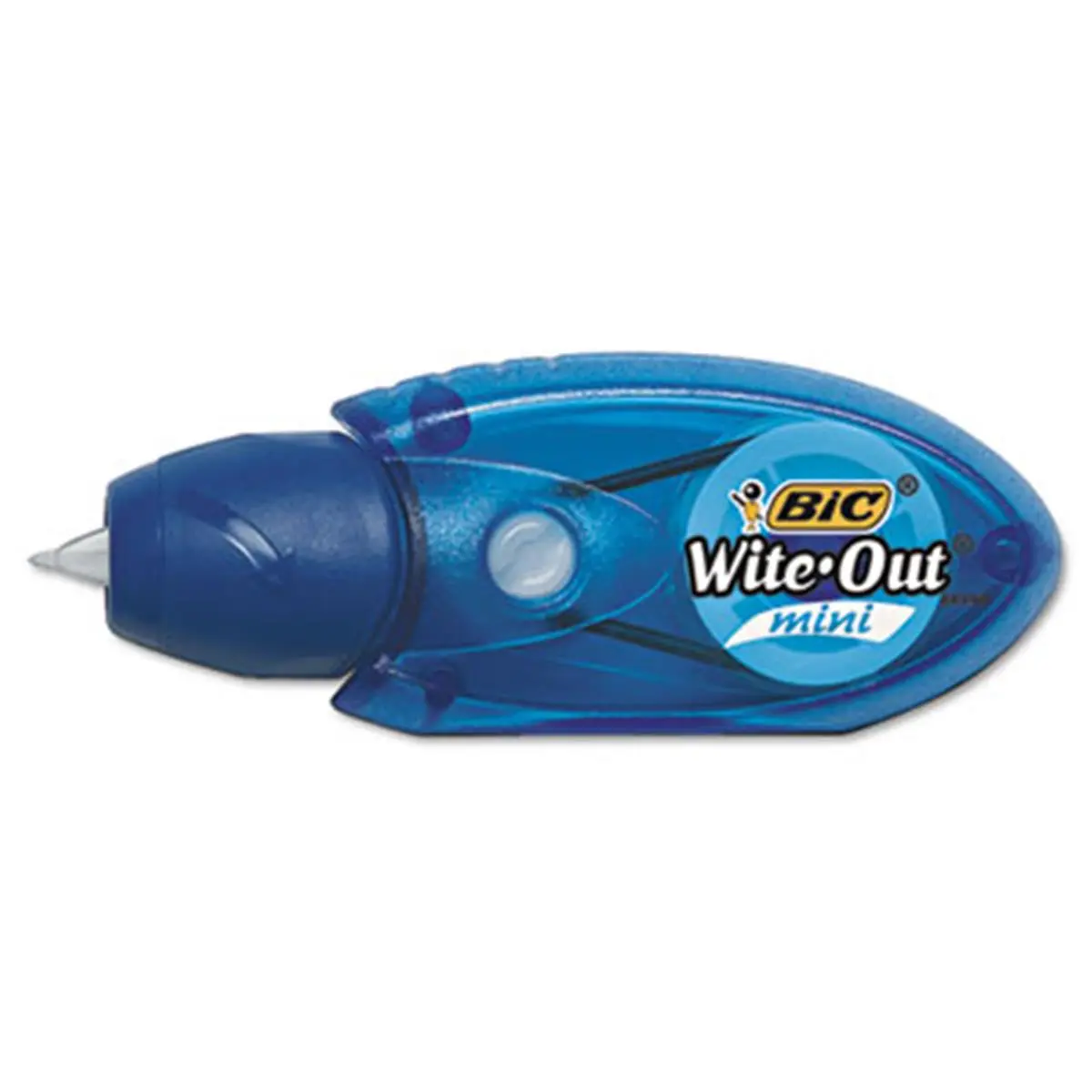 BIC Wite-Out Mini Twist Correction Tape - Non-Refillable, 0.2x314 in, 2-Pack, Integrated Twist Cap, Bleed-Through Prevention, Protects Correction Tape, Back to School Haul, Home/School/Work Office Stationery (BICWOMTP21)