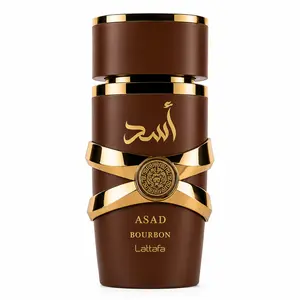 Latfafa Asad Bourbon Eau De Parfum (100ml) - Luxury, Long-Lasting Unisex Adult Fragrance for Beauty & Personal Care