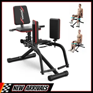 【New Arrivals】YAGUD 2-in-1 Hip Abductor and Adductor Machine, Inner and Outer Thigh Exercise Equipment, Leg Workout Machine for Home Gym