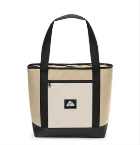 24 Can Soft Cooler Tote, Tan