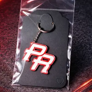 Puerto Rico “PR” 3D Printed Keychain  | Lightweight & Durable