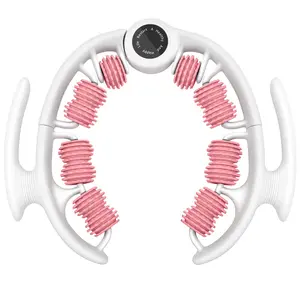 A multi-functional circular leg massage device with a roller for leg and calf slimming, detachable for muscle relaxation and shaping, and an auxiliary device for yoga and fitness training for both men and women