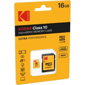 Kodak 16GB microSDHC Memory Card with SD Adapter Kodak 16GB microSDHC Memory Card with SD Adapter