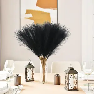 Faux Pampas Grass Bundle, 21pcs/set 55cm Artificial Plant, Lush Vase Filler, Home Decor, Decorative Fake Plant, Faux Plants, Enhance Kitchen & Home Aesthetics Plant