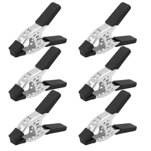 HORUSDY 6-Piece 6" inch Spring Clamp, Heavy Duty Spring Metal Spring Clamps, 2.5"-inch Jaw opening (6-Piece) Heavy Duty tool kit Heavy Duty
