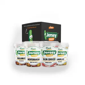 Jersey Pickles - Mediterranean Pack  - Instant Food - Delicious - Natural Flavors