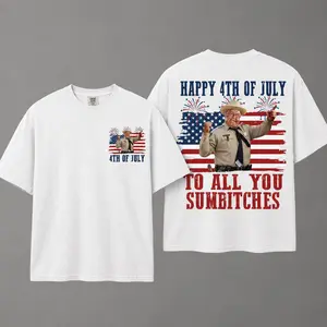 Happy 4th of July to All You Sumbitches T Shirt, Retro Smokey and the Bandit Tank Top, Funny Patriotic Gift, Comfort Colors Independence Day