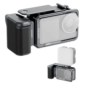 NEEWER AC014+AC034 Cage and Side Handle Kit For DJI Osmo Action 5 Pro/4/3