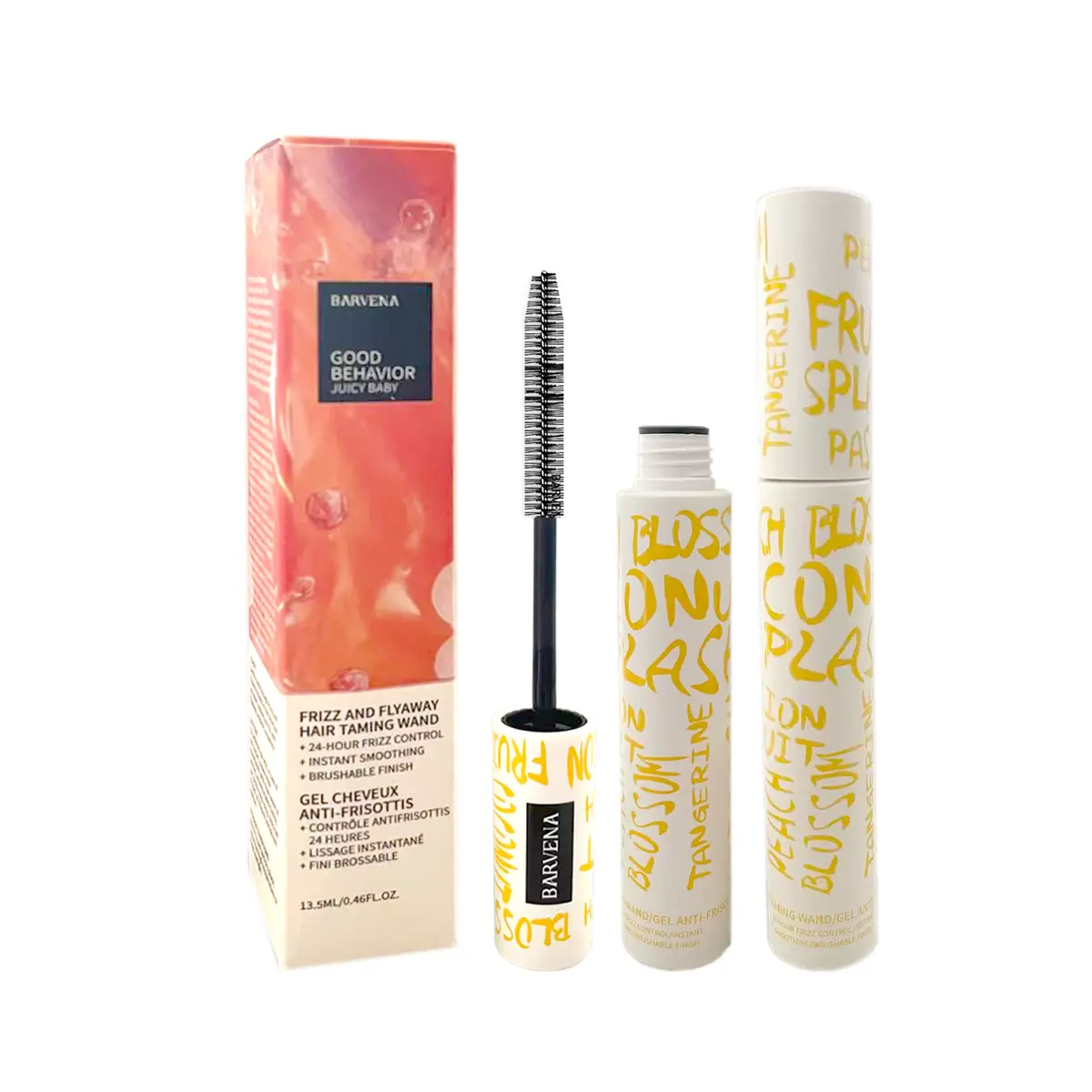 Flyaway & Frizz Control Hair Wand Tame Messy Hair Neaten Hair Edges Soft Natural Styling Care