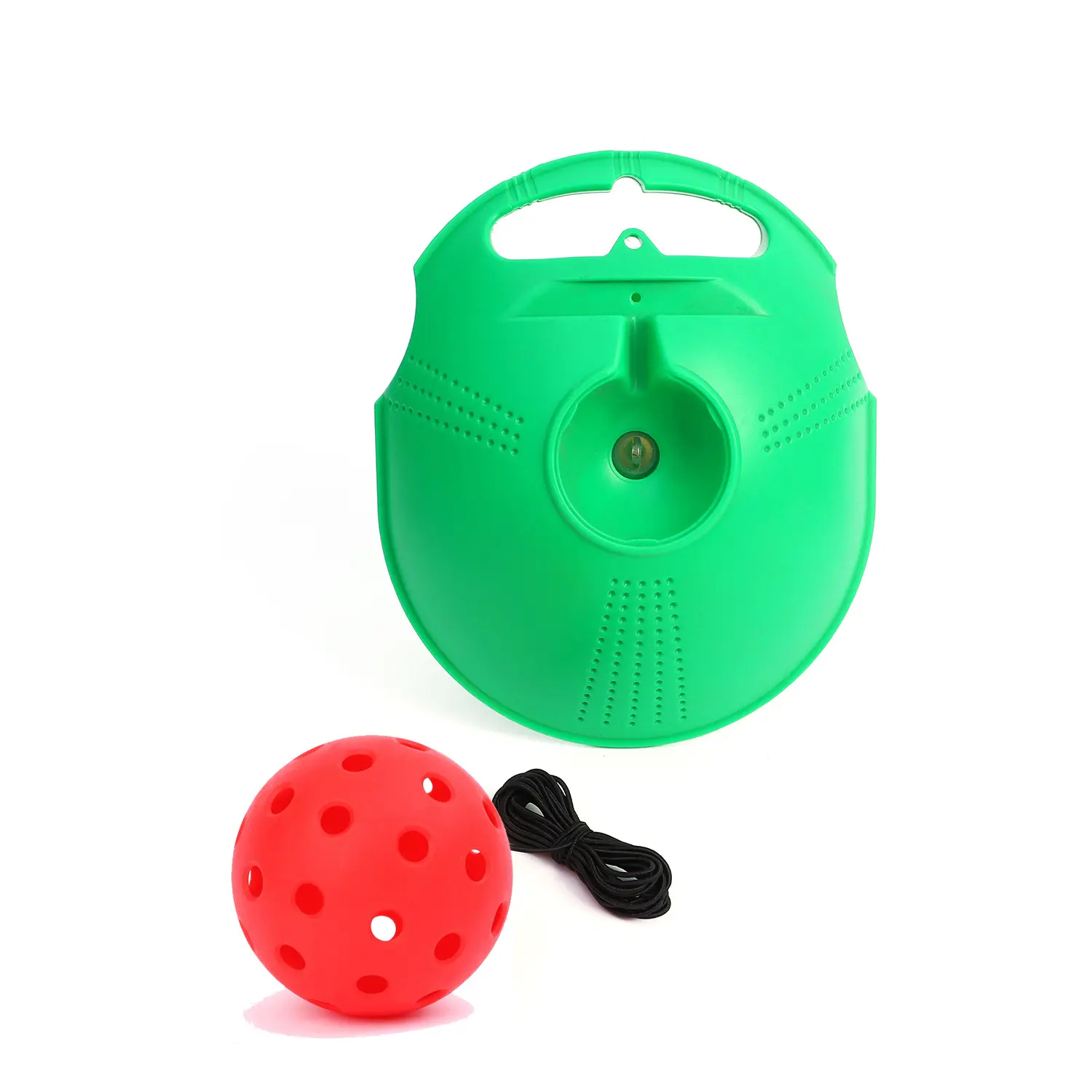 Neon Pickleball Trainer - No Partner Required, Self-Rebound Function, Durable Design, High Visibility for Backyard Solo Practice, Suitable for Beginners & Advanced Players, Low-Rebound Core, Outdoor Practice