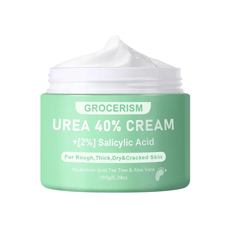 Grocerism Smoothing Foot Cream and Hand Cream, Deeply Moisturizing Daily Lotion for Dry and Thick Skin, 5.29 oz