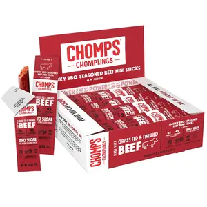Chomps Snack Size Grass-Fed Italian Beef Jerky Snack Sticks