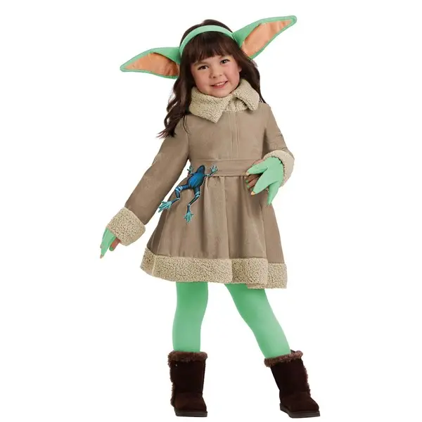 Girl's Toddler Star Wars Grogu Costume Dress Girl's Toddler Star Wars Grogu Costume Dress