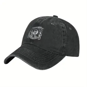 2025 New Jesus Malverde Baseball Cap - 100% Rayon Breathable Hat with Emblem Design, Machine Washable Mixed Color for Family Gatherings, Birthdays & Gifts (15+ Years)