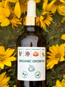 Organic Nourishing Scalp & Hair Oil – Pumpkin Seed, Castor, Rosemary & Jojoba Blend | Oils by Megan Millions (4 oz)