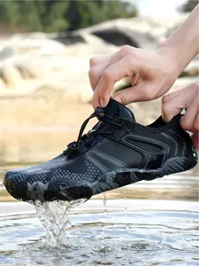 Men's Outdoor Water Shoes, Quick-Dry Beach Shoes, Non-Slip Lightweight Breathable Athletic Shoes, Suitable for Water Hiking, Fishing and Swimming