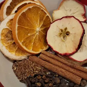 Fall Simmer Pot Kits - Fall Collection Aromatherapy Scent Diffuser with Apple Fragrance for Home Air Freshener & Relaxation - Includes Oranges Lemons Cinnamon Sticks Cloves Star of Anise