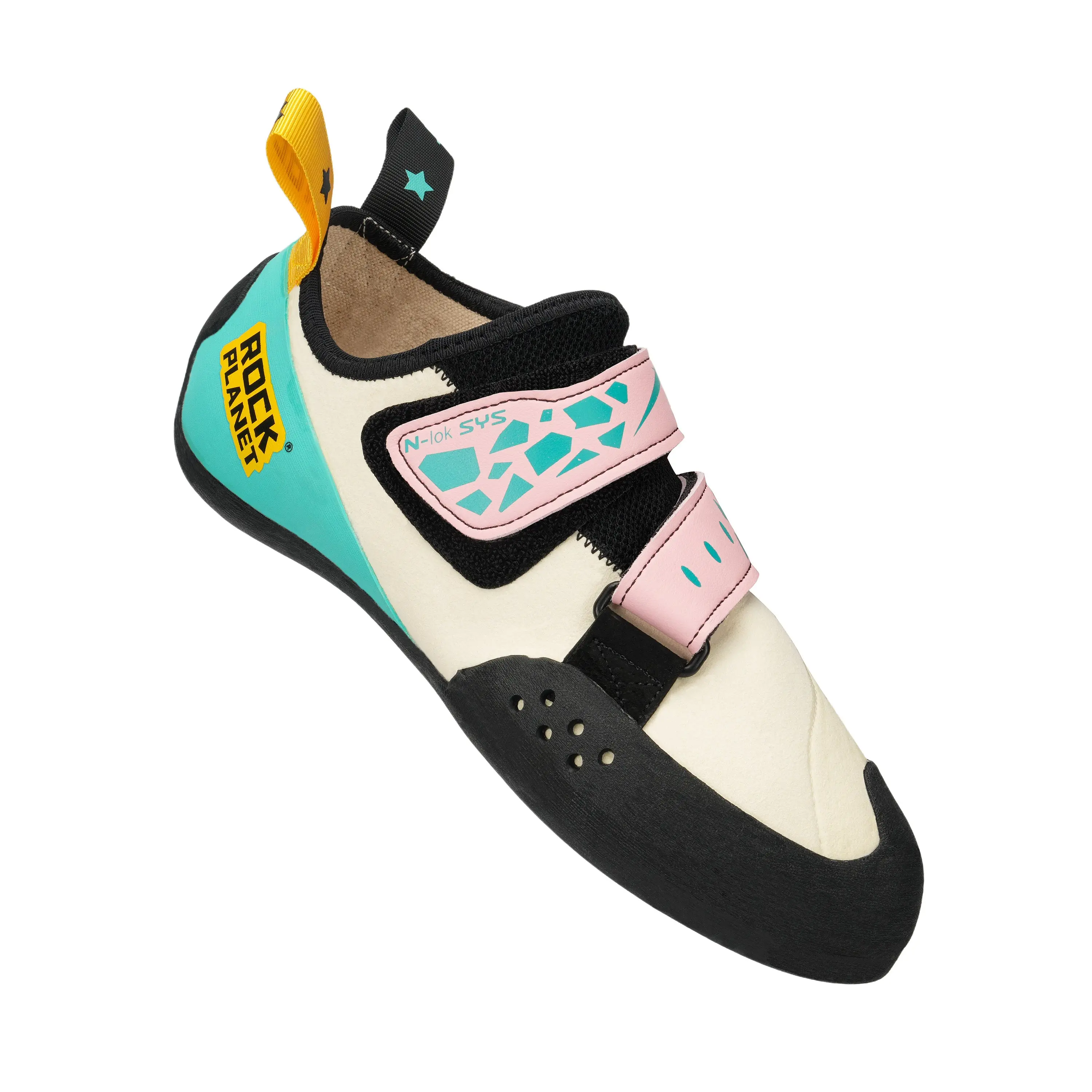 Unisex Bouldering & Climbing Shoes with Precision Edging, Moderate-Aggressive Downturn, Dual Velcro Closure & High-Friction Rubber, EU Sizes, Moderate Aggression, Precise Edges