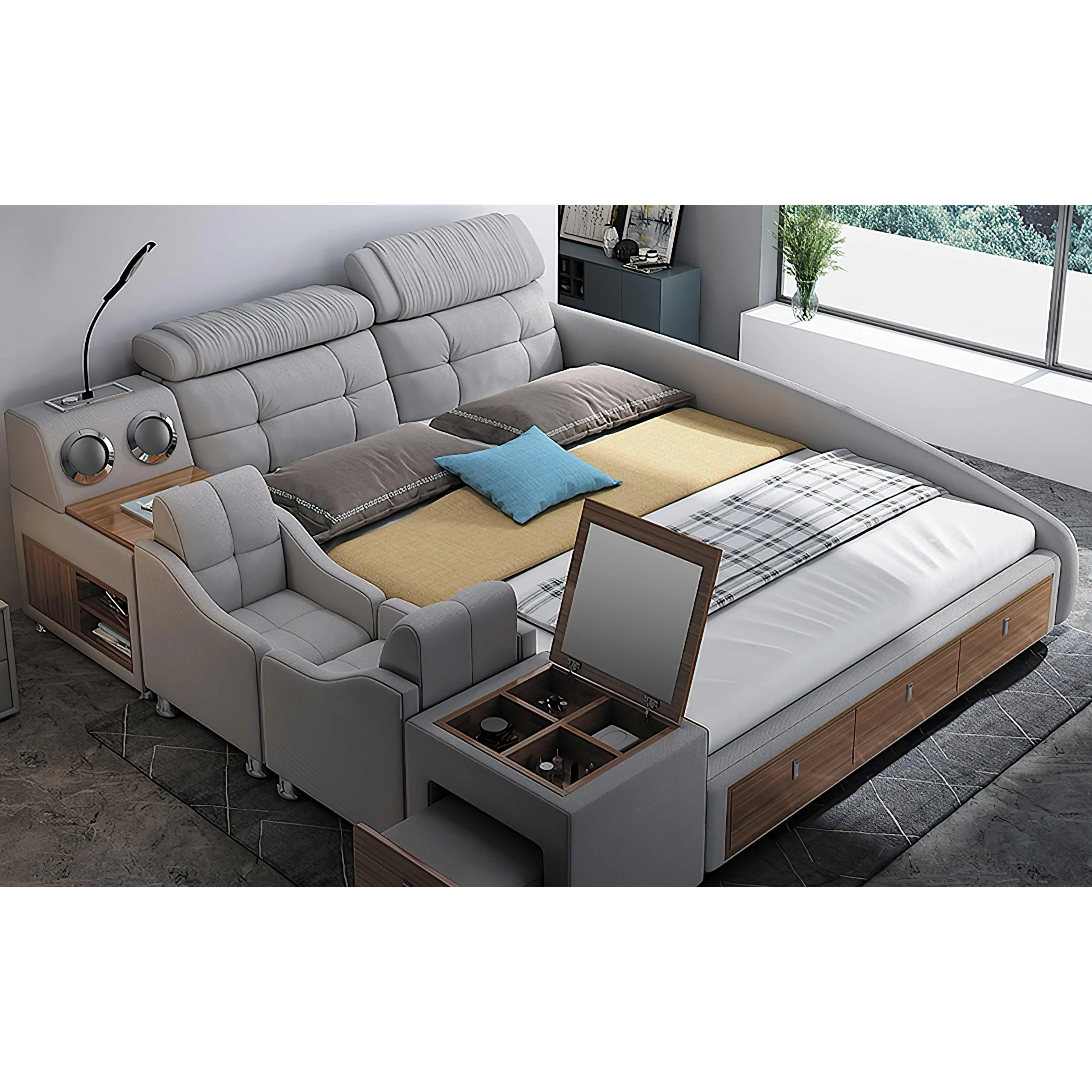 Sheffield Modular Modern Multifunctional Smart Bed Sheffield Modular Modern Multifunctional Smart Bed