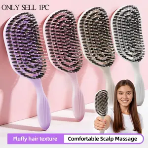 1PC Salon Results Hair Brush, Detangling Hair Brush for Men and Women, For All Hair Types, Hair Detangling Comb, Detangling Hairbrush, Hair Care Tool