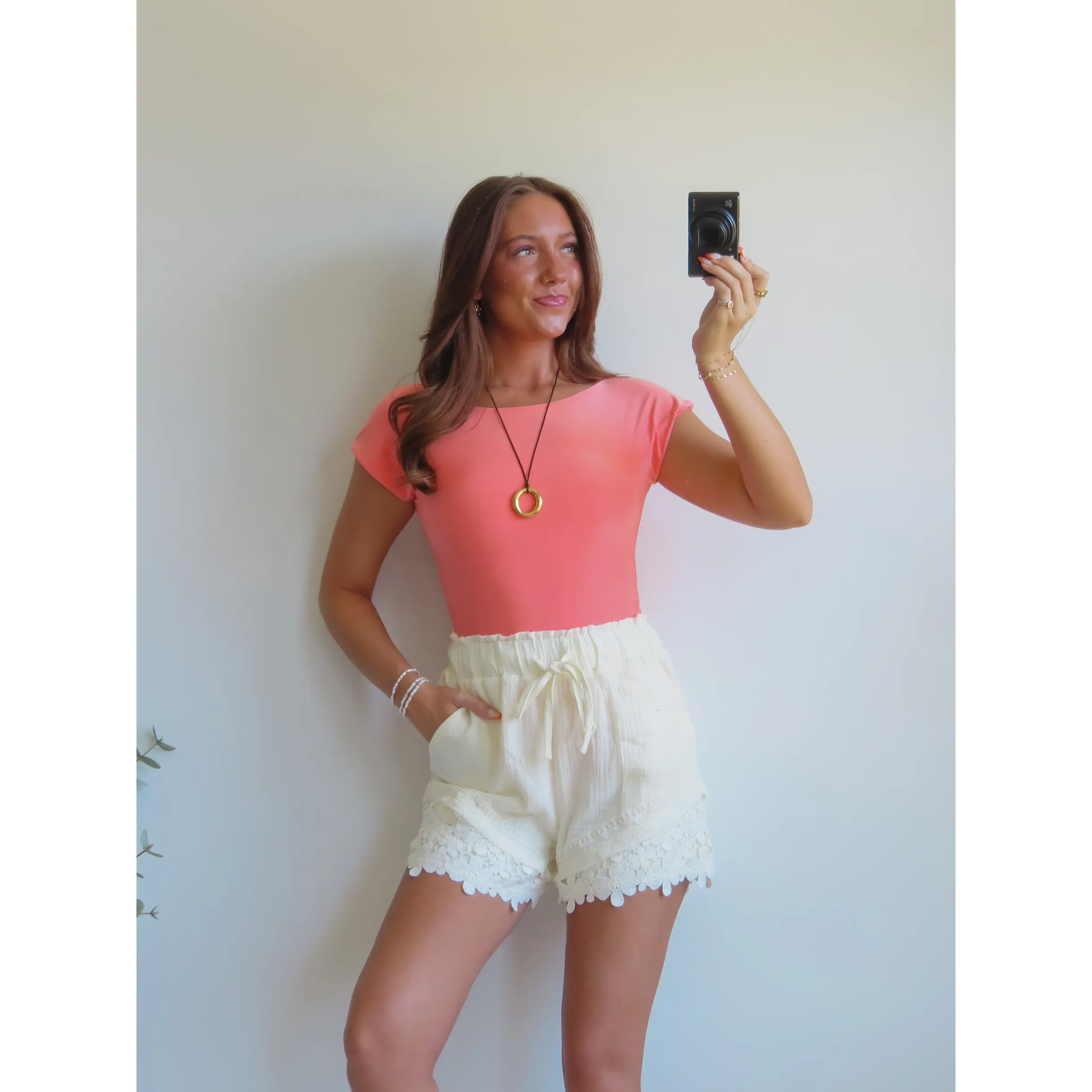 Peach Glow Bodysuit