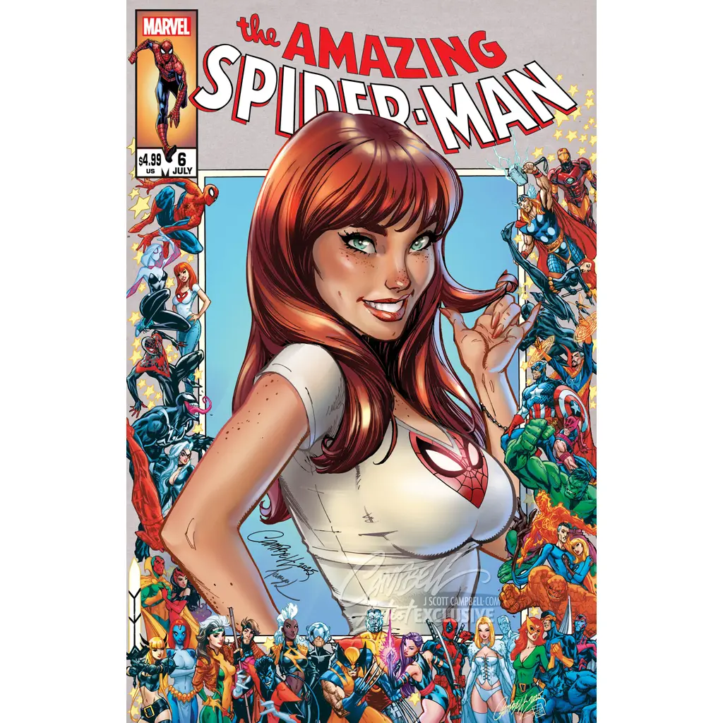 Amazing Spider-Man #6 [C] JSC Artist EXCLUSIVE Cover C "MJ" (2025)