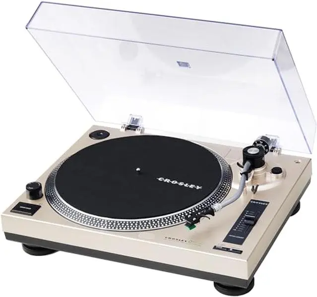 Crosley - C100BT Bluetooth Turntable - Champagne