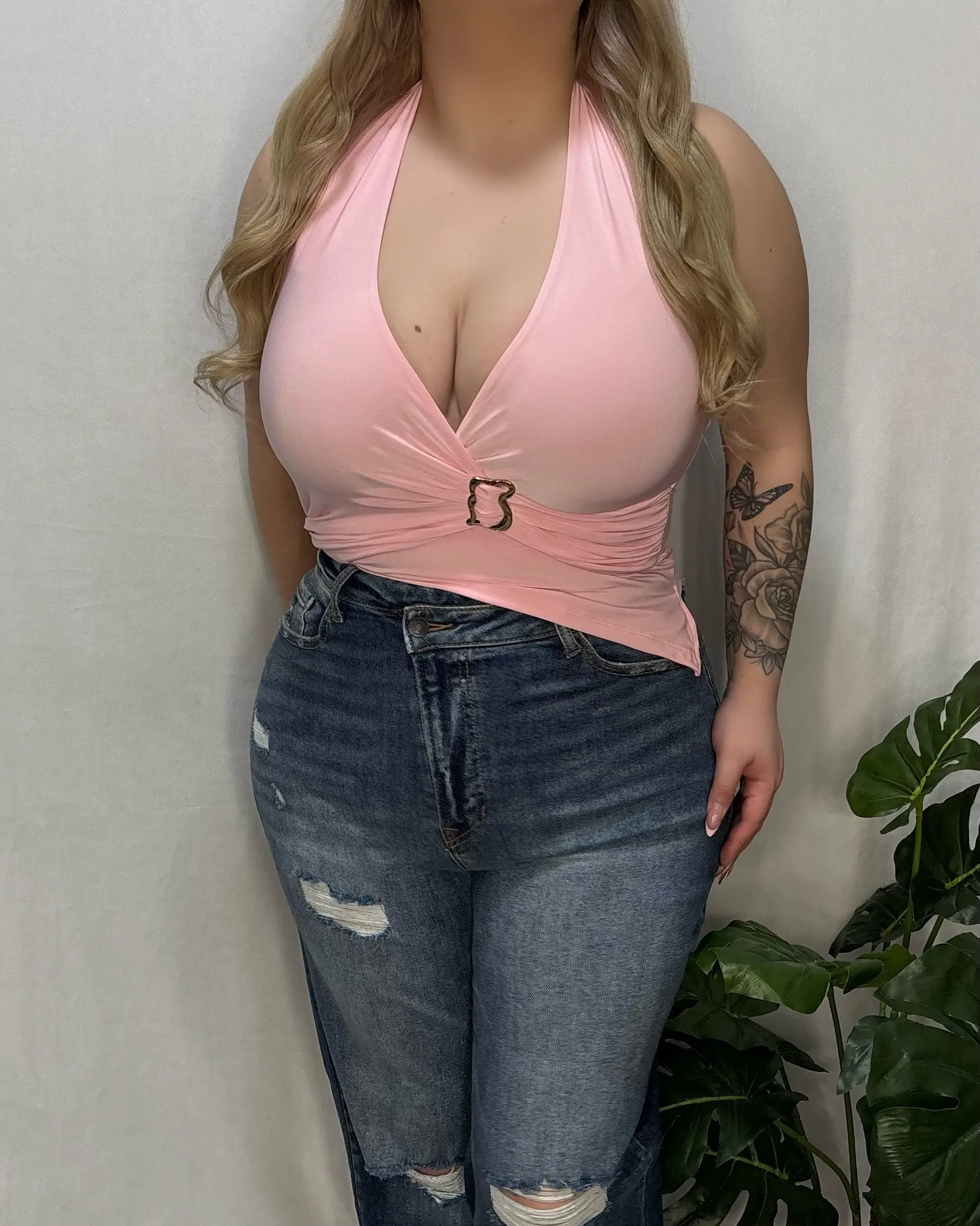 Alma Halter Top (Light Pink)