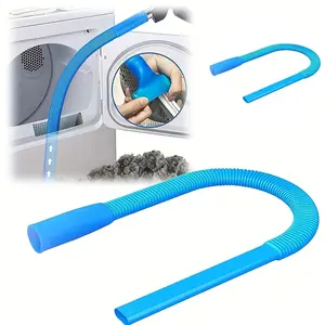 Dryer Vent Cleaning Kit with Adjustable Universal Adapter, Dryer Lint Vacuum Attachment, Blue Home Cleaning Tool, Essential Appliance Care, Dust Removal Tool