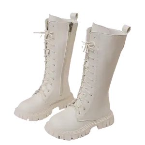 NewKPop Combat Boots for Girls|       Gothic Demon Hunter Single Boots, Non-Slip Lightweight for Halloween Cosplay, Daily Fashion Shoes