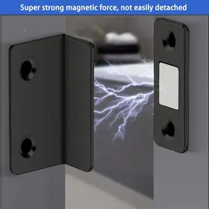 1pc/3pcs, Strong Magnetic Door Latch, Ultra-Thin Magnet for Furniture Cabinets, Screw-Installed, Secure Closure Device